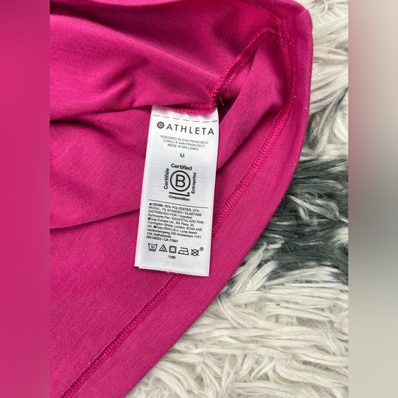 Athleta Women's Pink Air Out Cinch Tank Size Medium - Picture 7 of 9